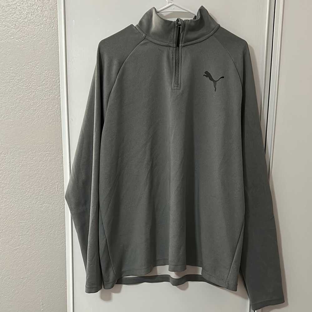 Puma Men’s Gray Quarter Zip